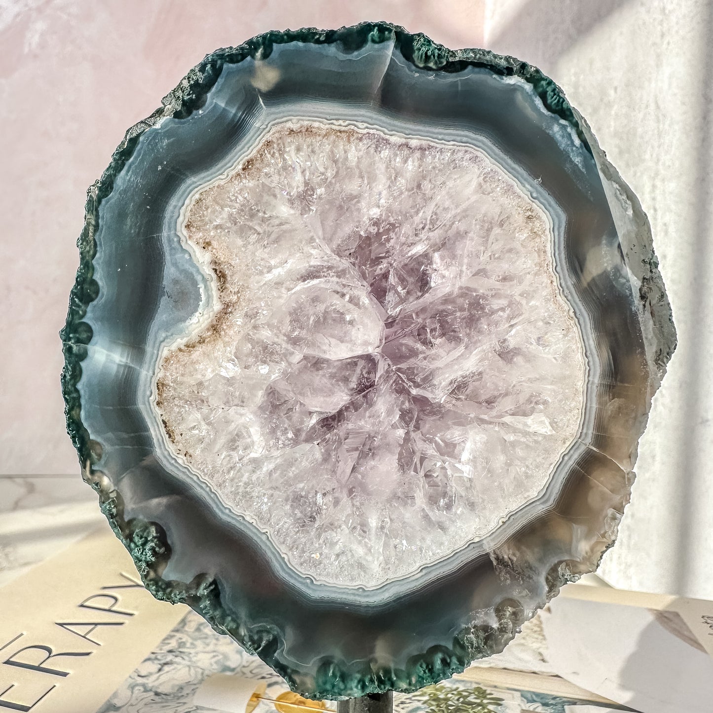 Amethyst on Stand ( 1 lbs 5.7 oz )
