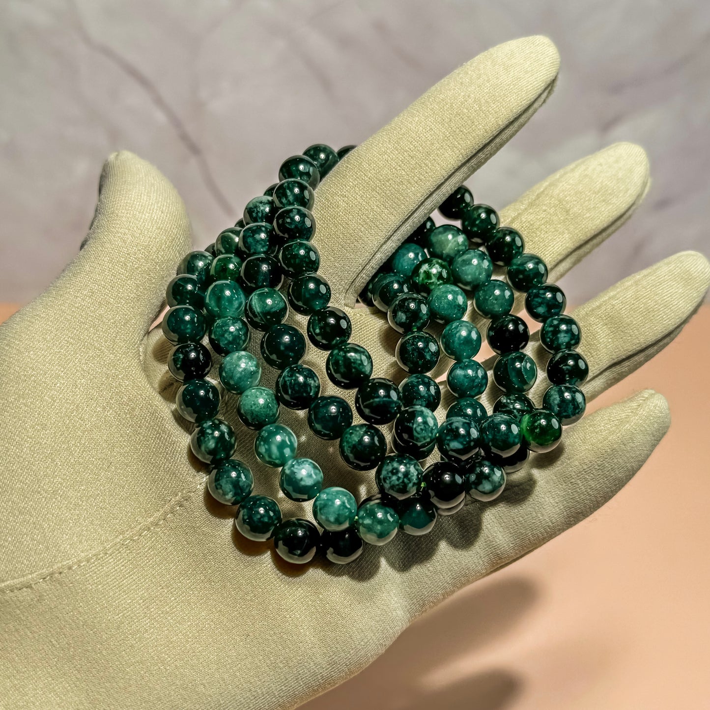 BLUE WATER JADE BRACELET