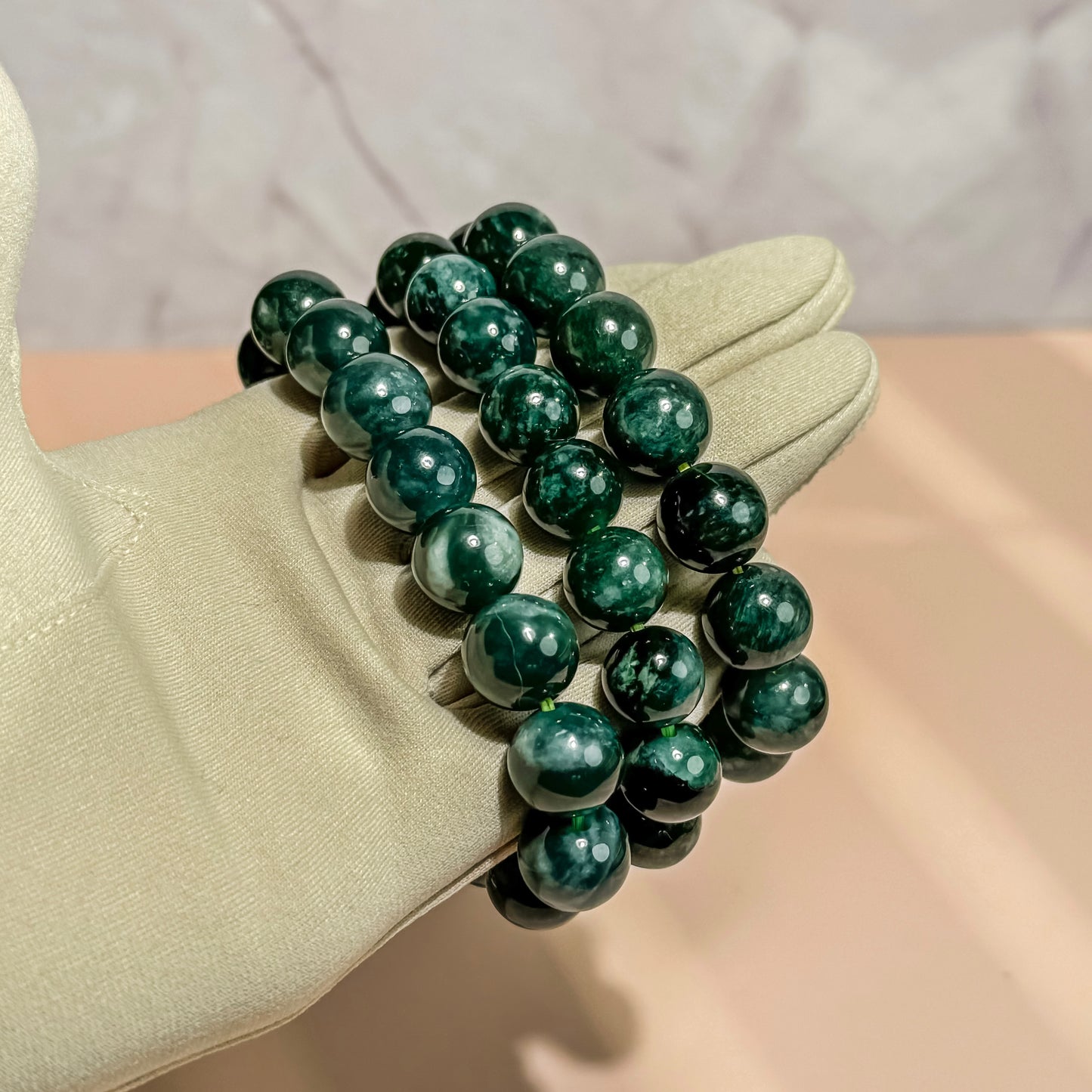 BLUE WATER JADE BRACELET