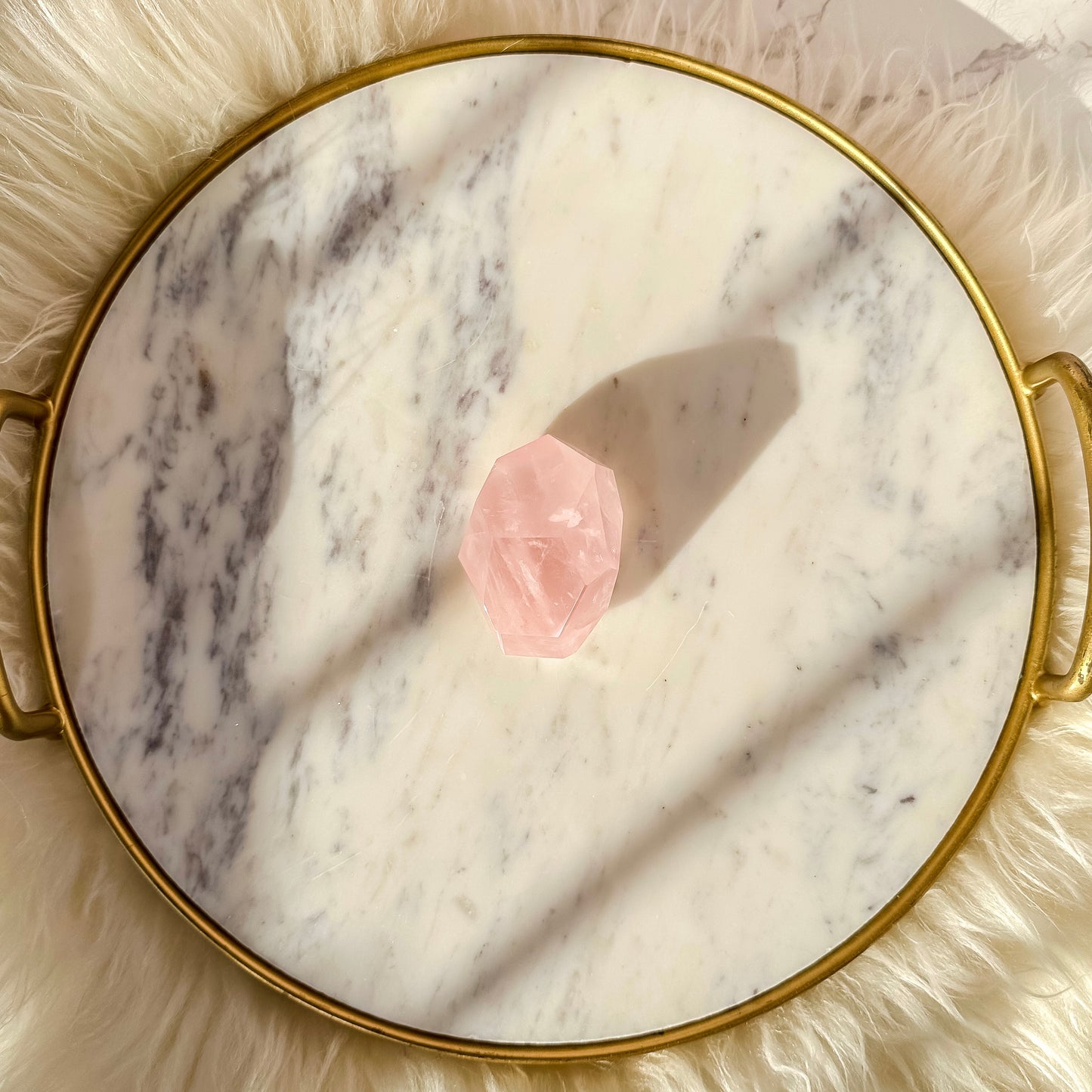 Rose Quartz Freeform #1  ( 7.5 oz )