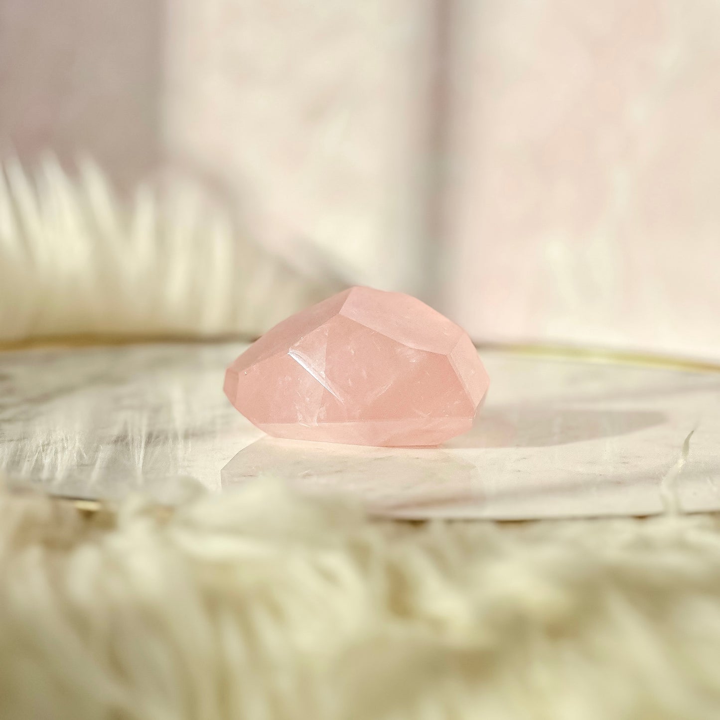 Rose Quartz Freeform #1  ( 7.5 oz )