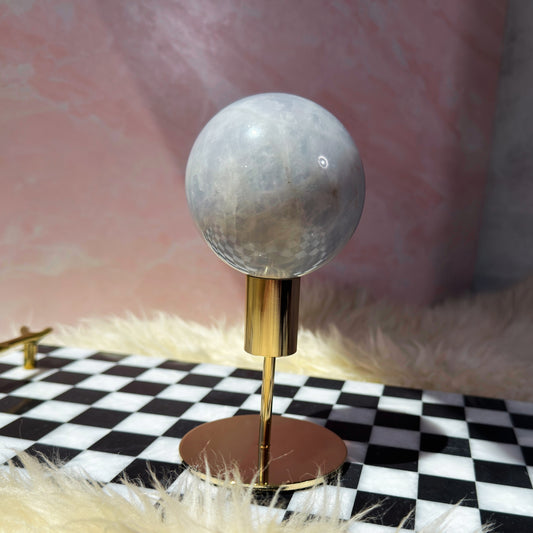 Blue Rose Quartz Sphere (1.34 lbs)