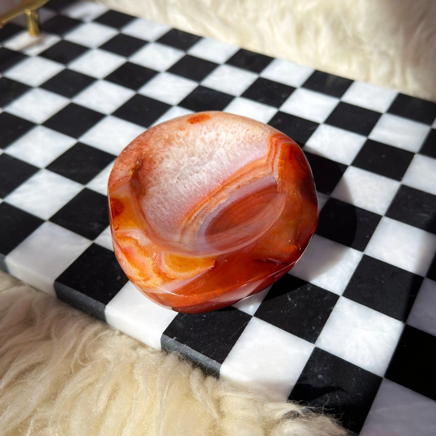 Carnelian Crystal Bowl (0.91lb)