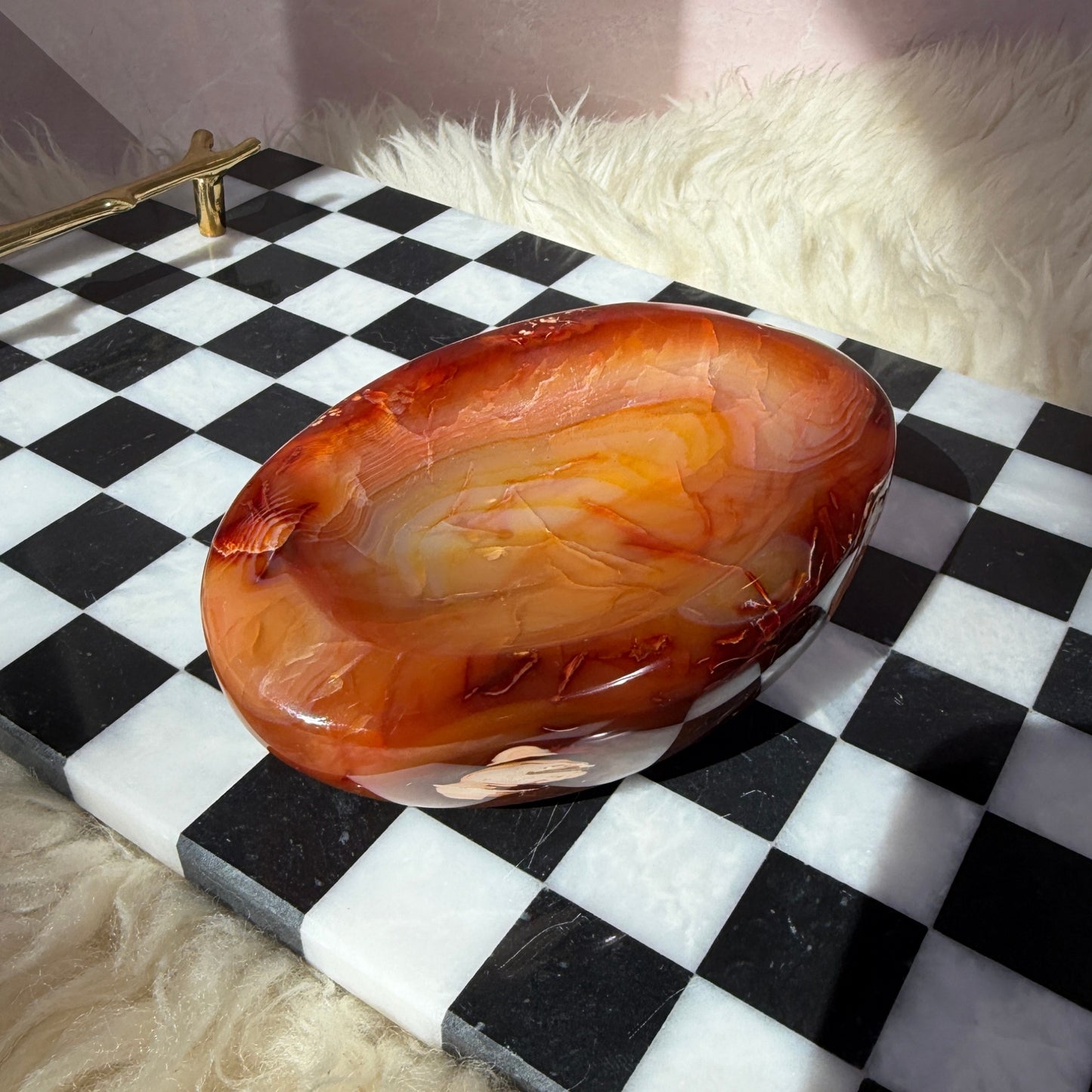 Carnelian Crystal Bowl (1.44 lbs)