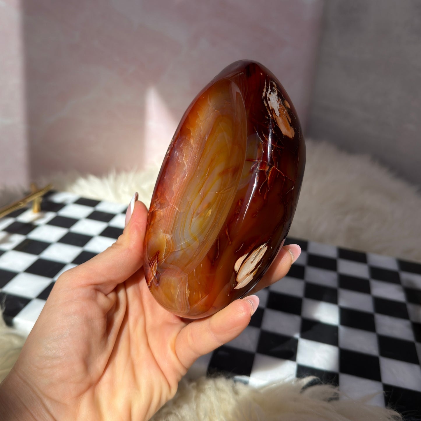 Carnelian Crystal Bowl (1.44 lbs)