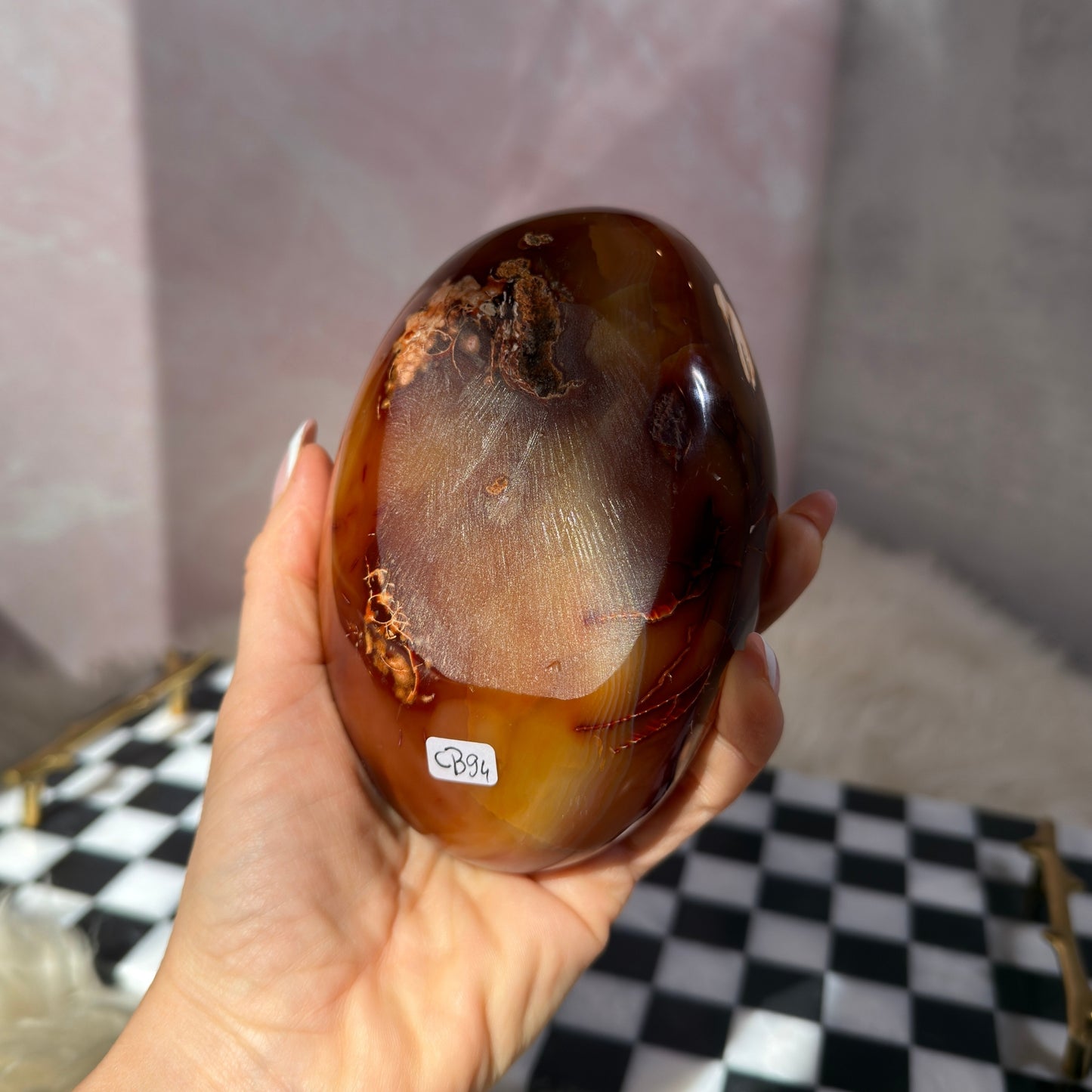Carnelian Crystal Bowl (1.44 lbs)