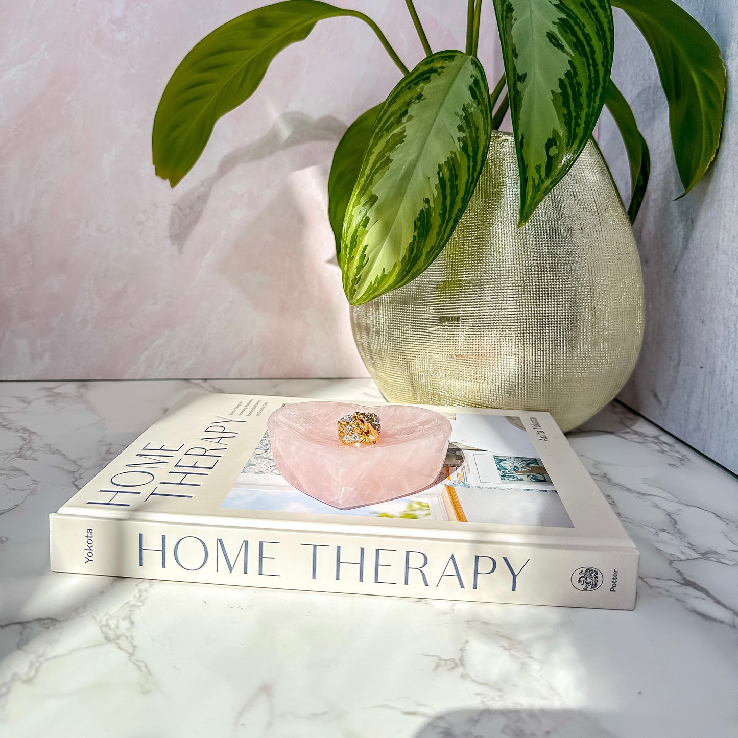 Rose Quartz Heart Bowl