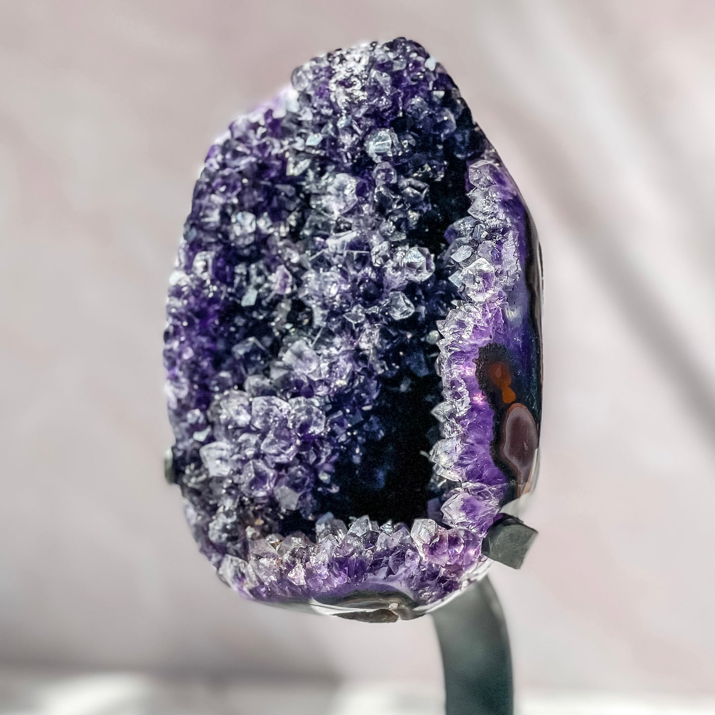 Stunning Uruguay Amethyst on Stand #1  (4 lbs 5.5 oz )