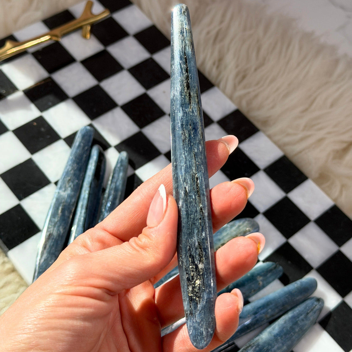 Gem Grade Kyanite Wand 5–6 Inch Natural Crystal