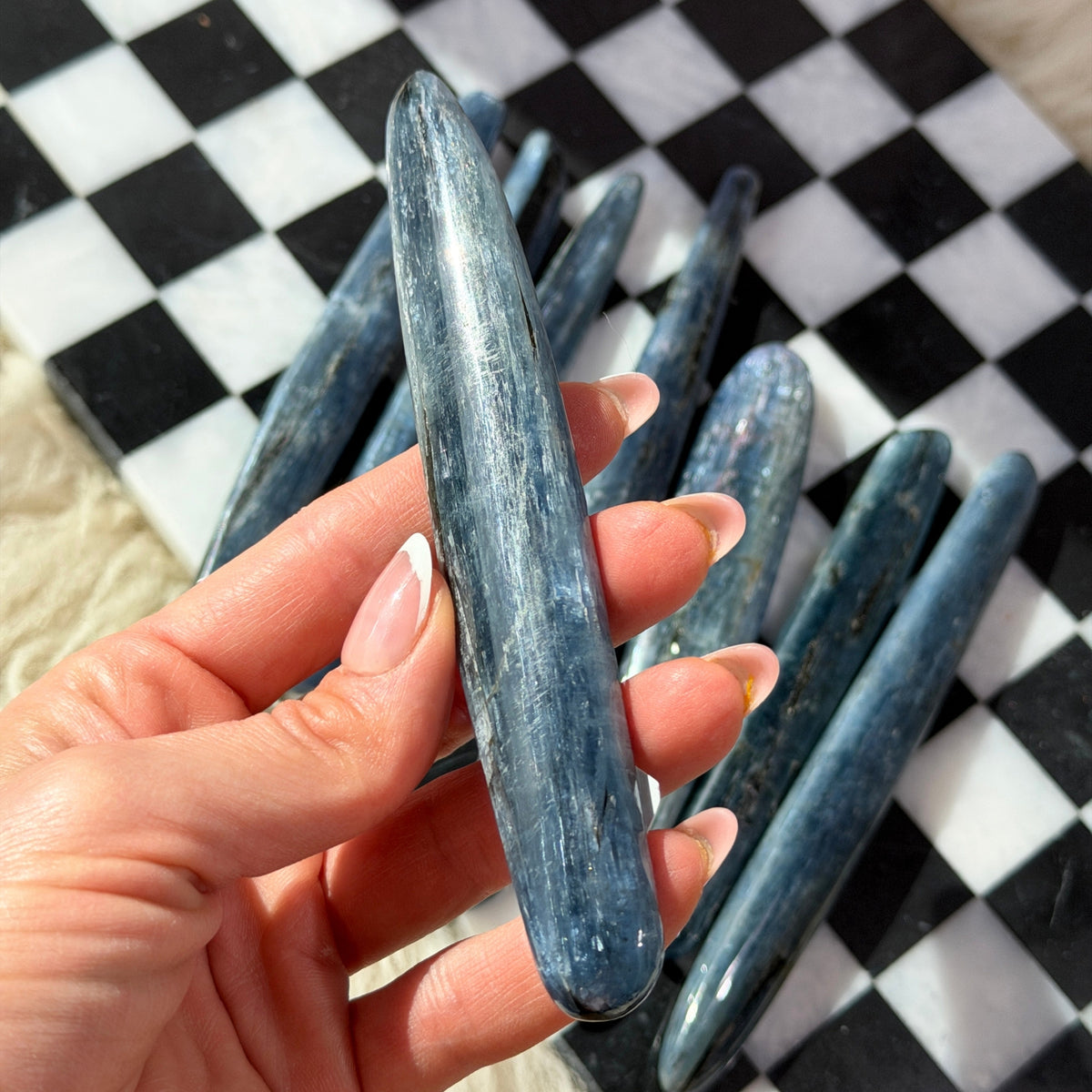 Gem Grade Kyanite Wand 5–6 Inch Natural Crystal