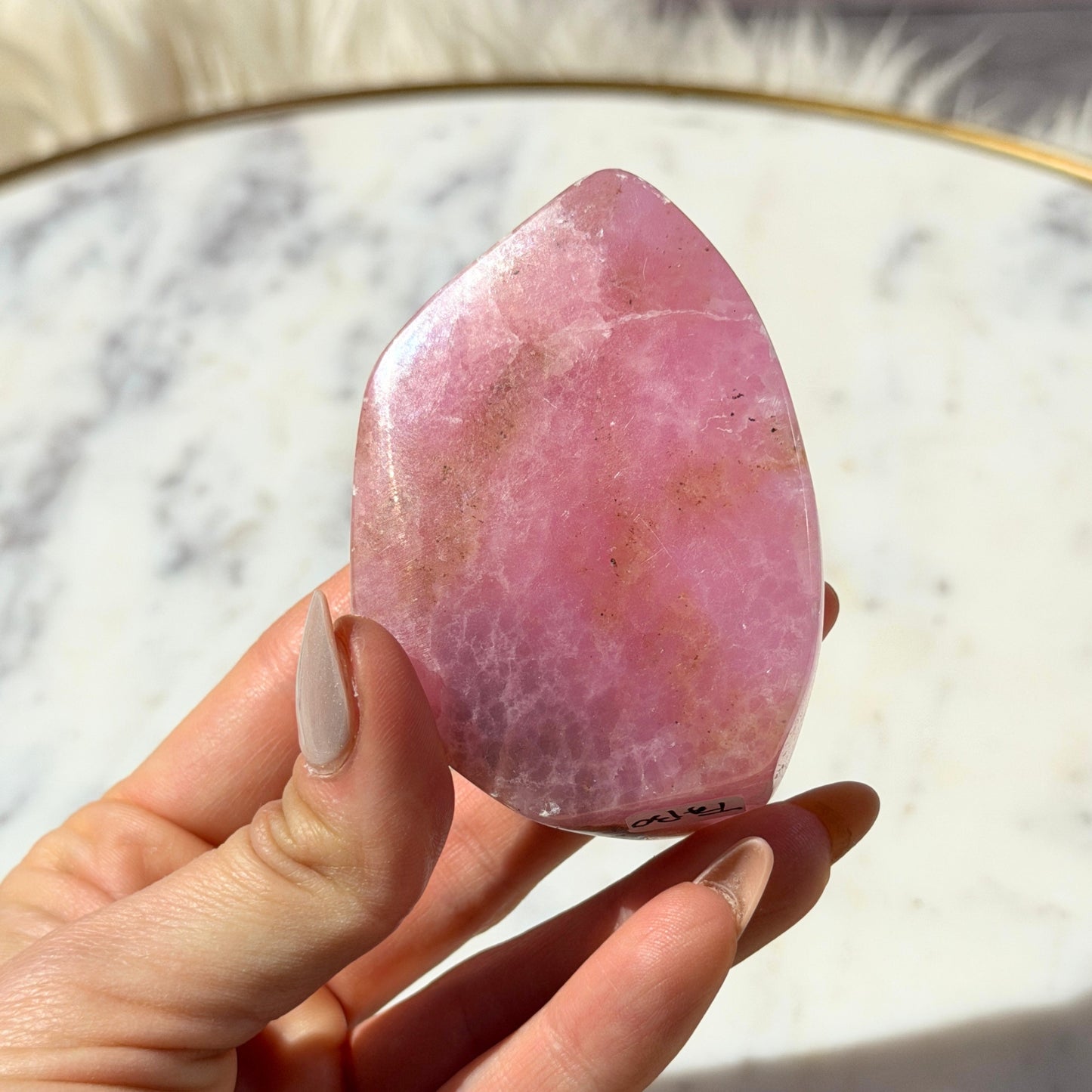 Rare Pink Aragonite Free Form 0.3 lb | Natural Afghanistan Crystal