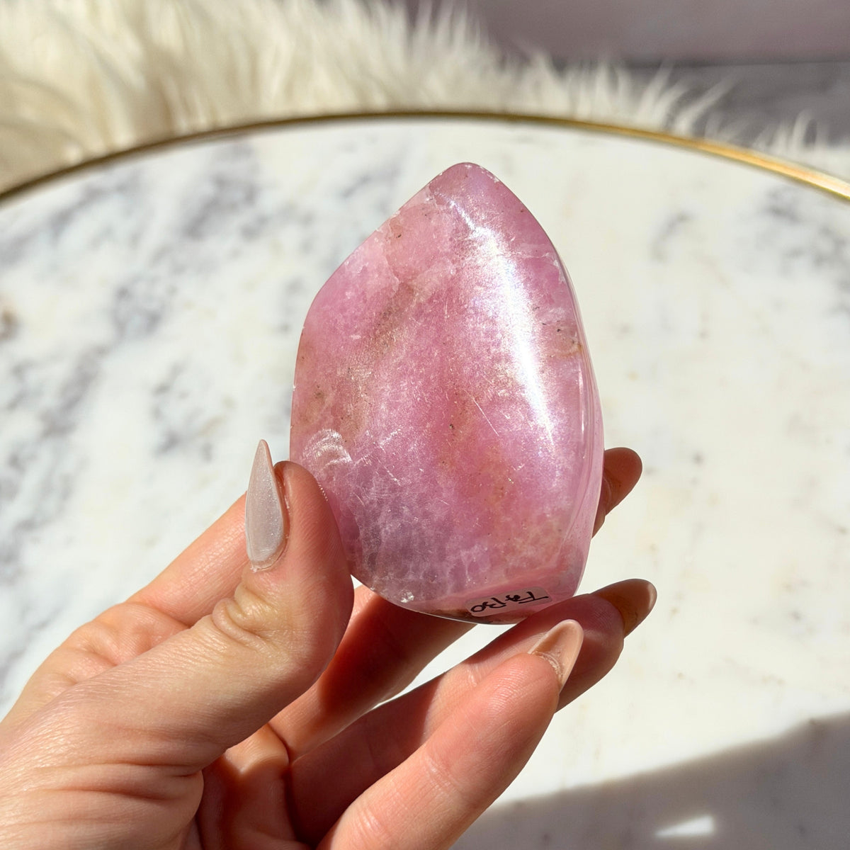Rare Pink Aragonite Free Form 0.3 lb | Natural Afghanistan Crystal