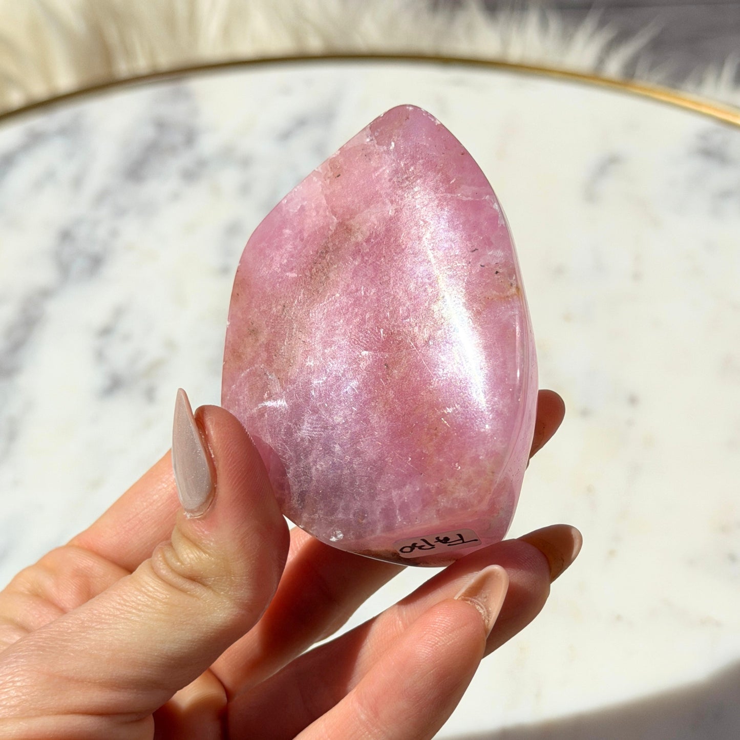 Rare Pink Aragonite Free Form 0.3 lb | Natural Afghanistan Crystal