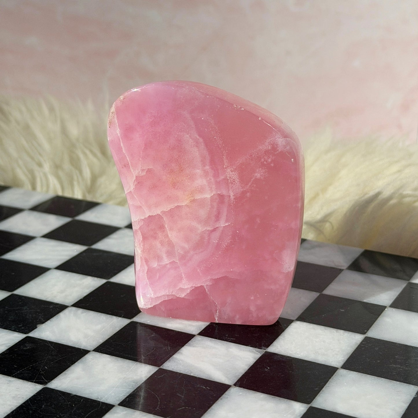 Rare Pink Aragonite Free Form 0.4lb | Natural Afghanistan Stone