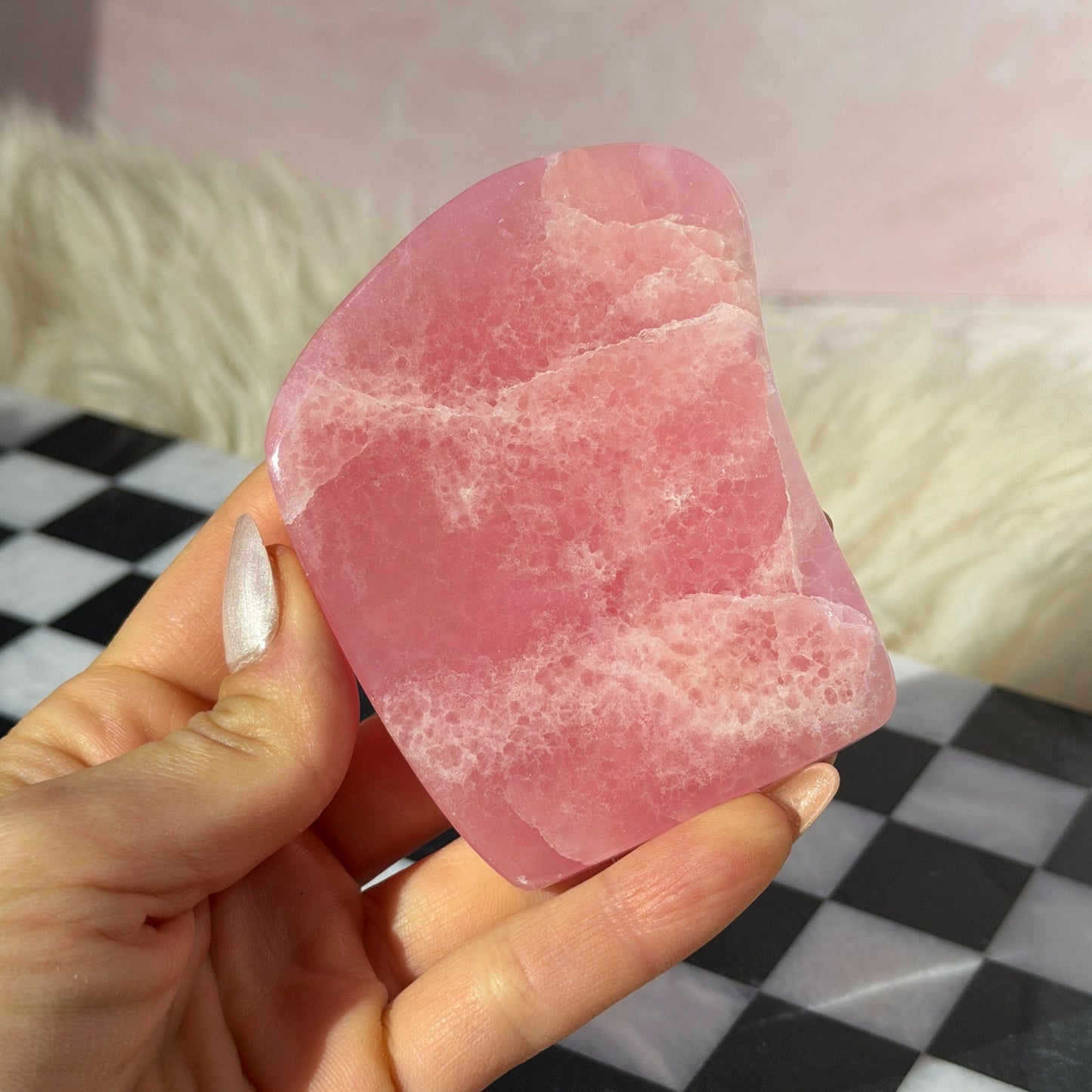 Rare Pink Aragonite Free Form 0.4lb | Natural Afghanistan Stone