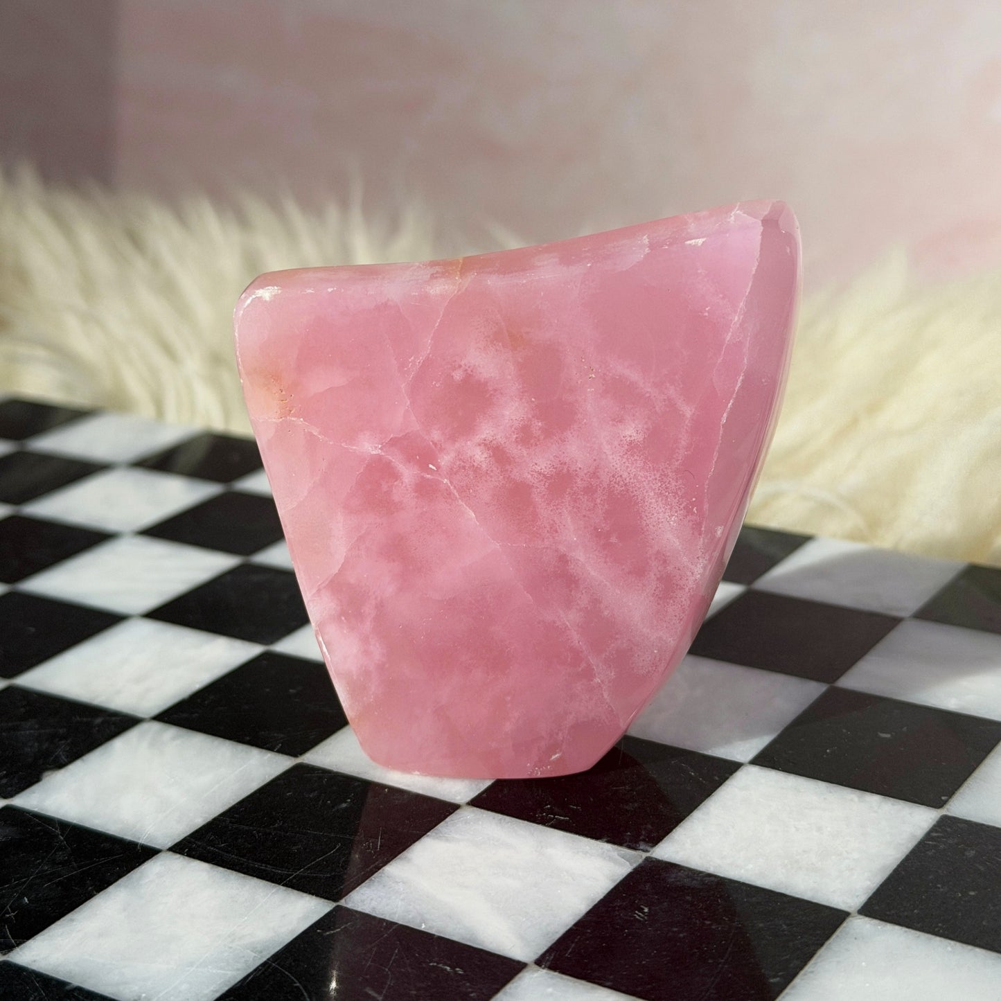 Rare Pink Aragonite Free Form 0.25lb | Natural Afghanistan Stone