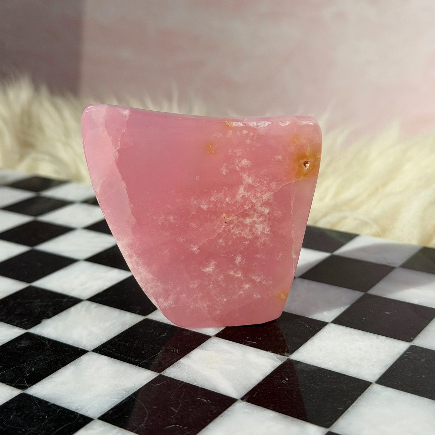 Rare Pink Aragonite Free Form 0.25lb | Natural Afghanistan Stone