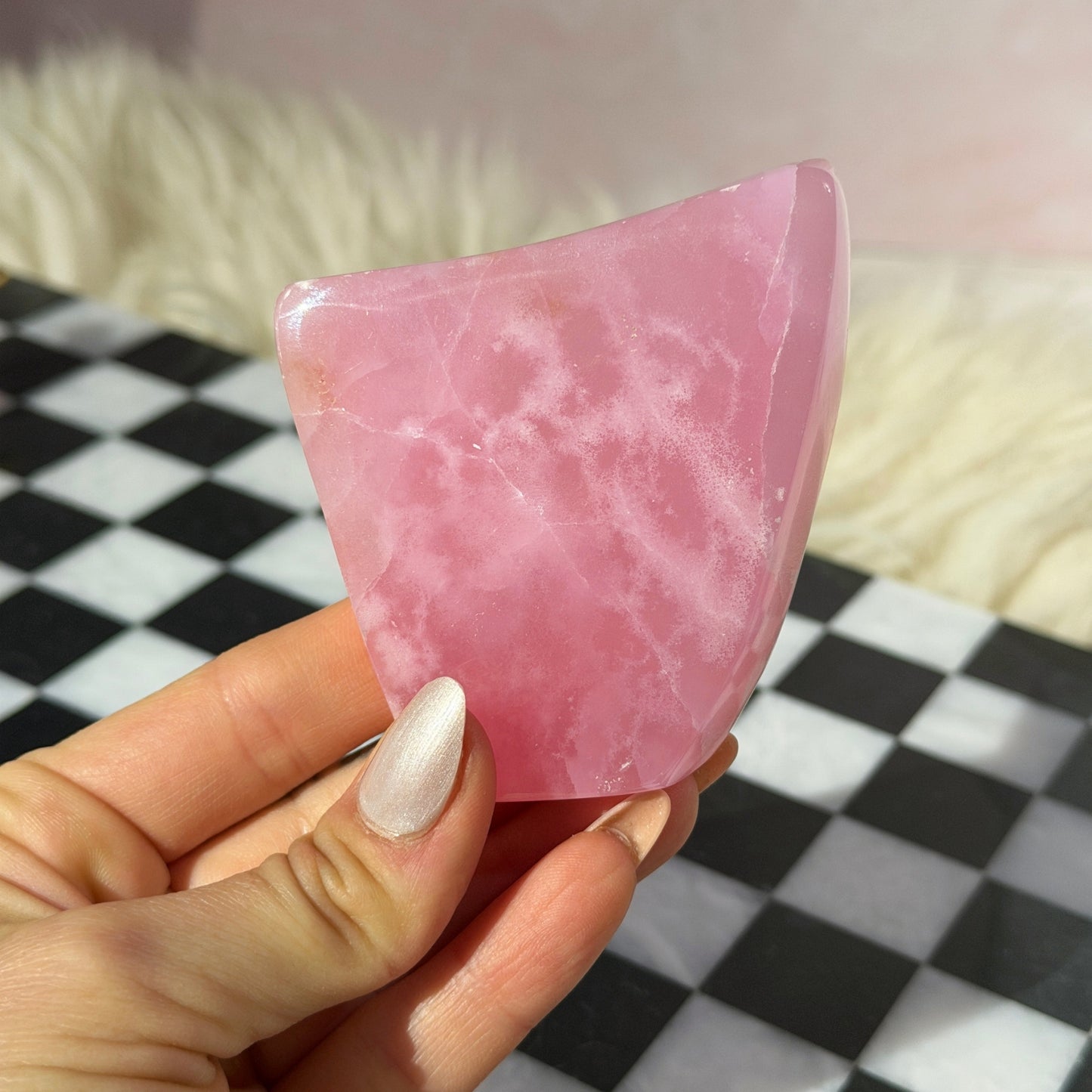 Rare Pink Aragonite Free Form 0.25lb | Natural Afghanistan Stone