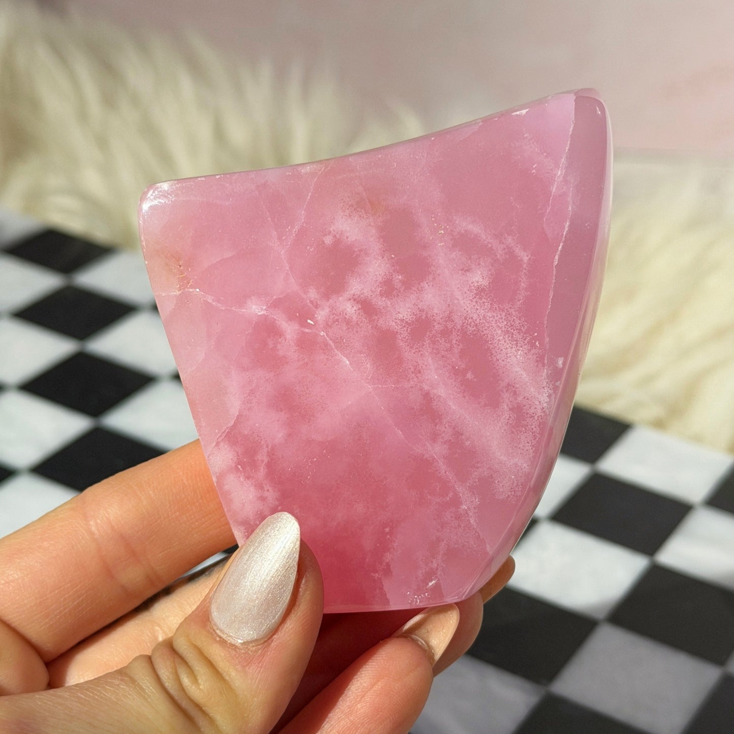 Rare Pink Aragonite Free Form 0.25lb | Natural Afghanistan Stone