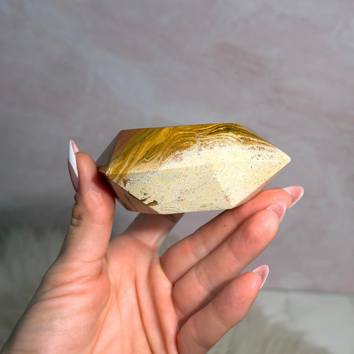Polychrome Jasper Hexagon 0.7lb Madagascar Natural Stone