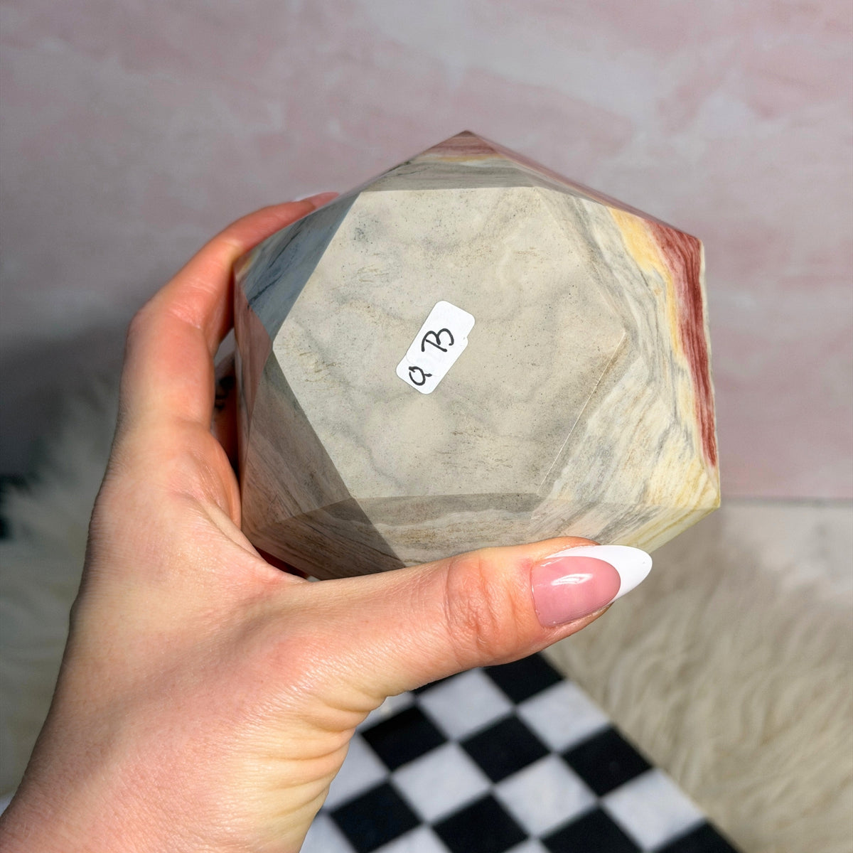 Polychrome Jasper Hexagon 1.8lb Madagascar Crystal Decor