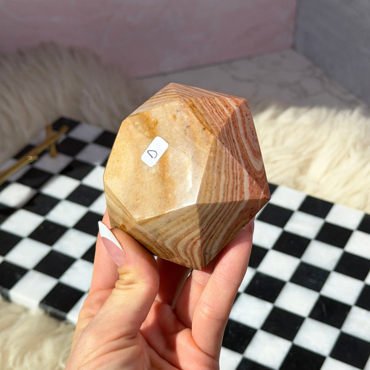 Polychrome Jasper Hexagon 1lb Madagascar Natural Crystal Decor