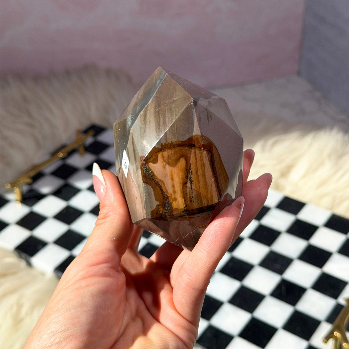 Polychrome Jasper Hexagon 1lb Madagascar Natural Stone Decor