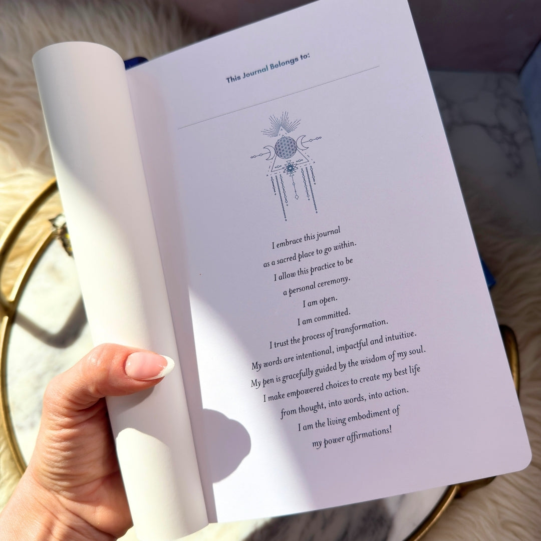 Power Manifest Set with Affirmation Journal and Sage