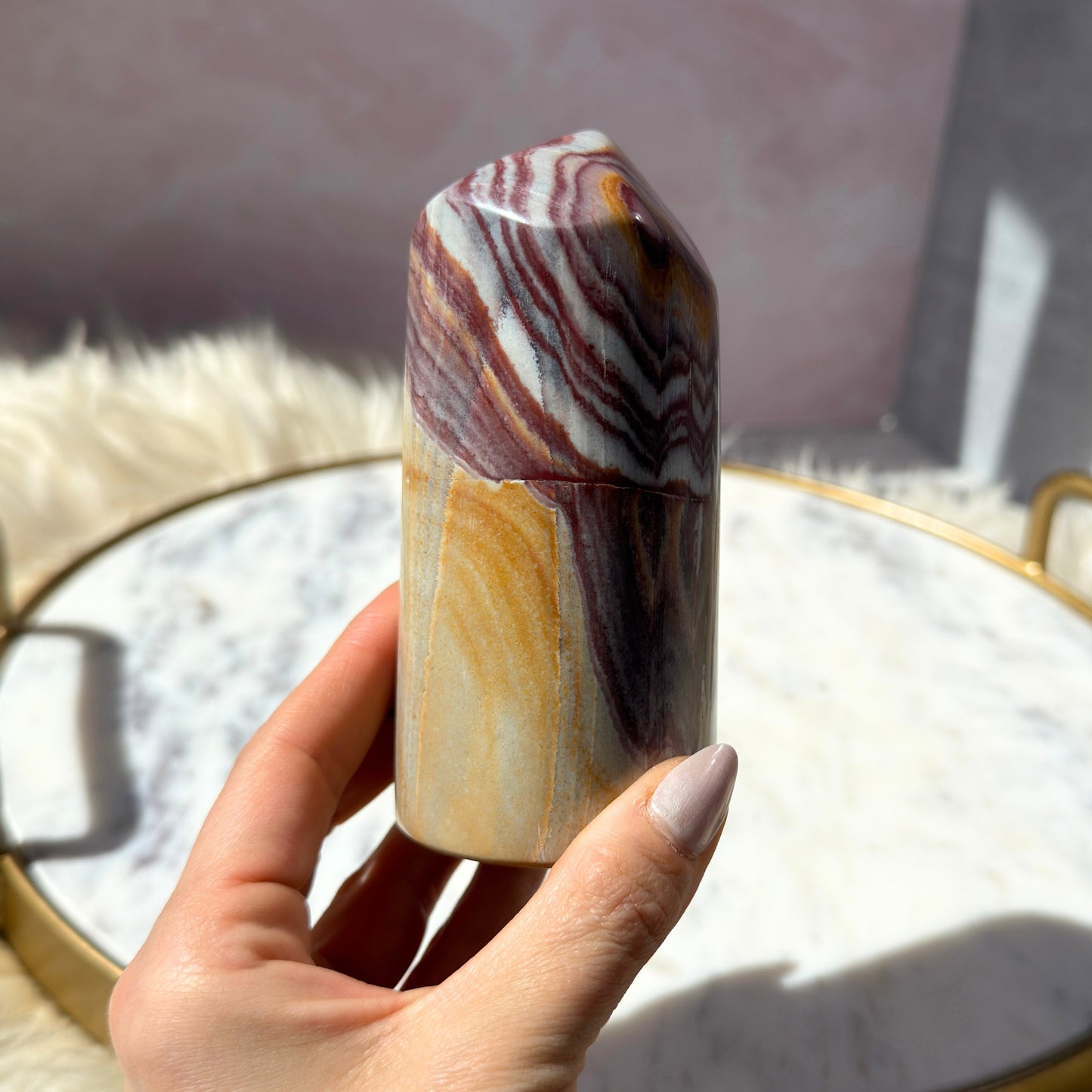 Rhyolite Tower 1.3 lb | Natural Mexican Crystal