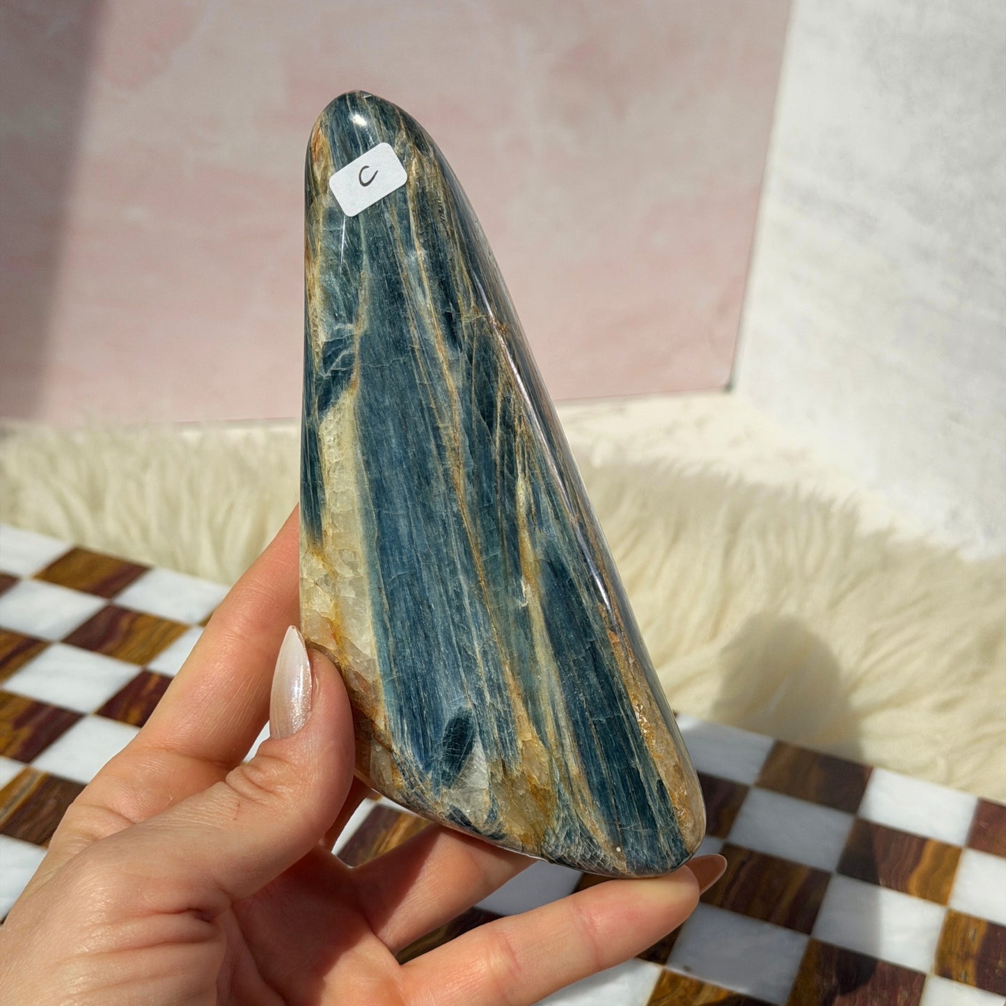 Sunset Blue Kyanite Free Form 1.3lb