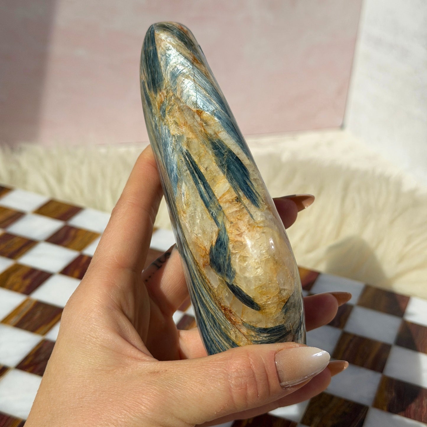 Sunset Blue Kyanite Free Form 1.3lb