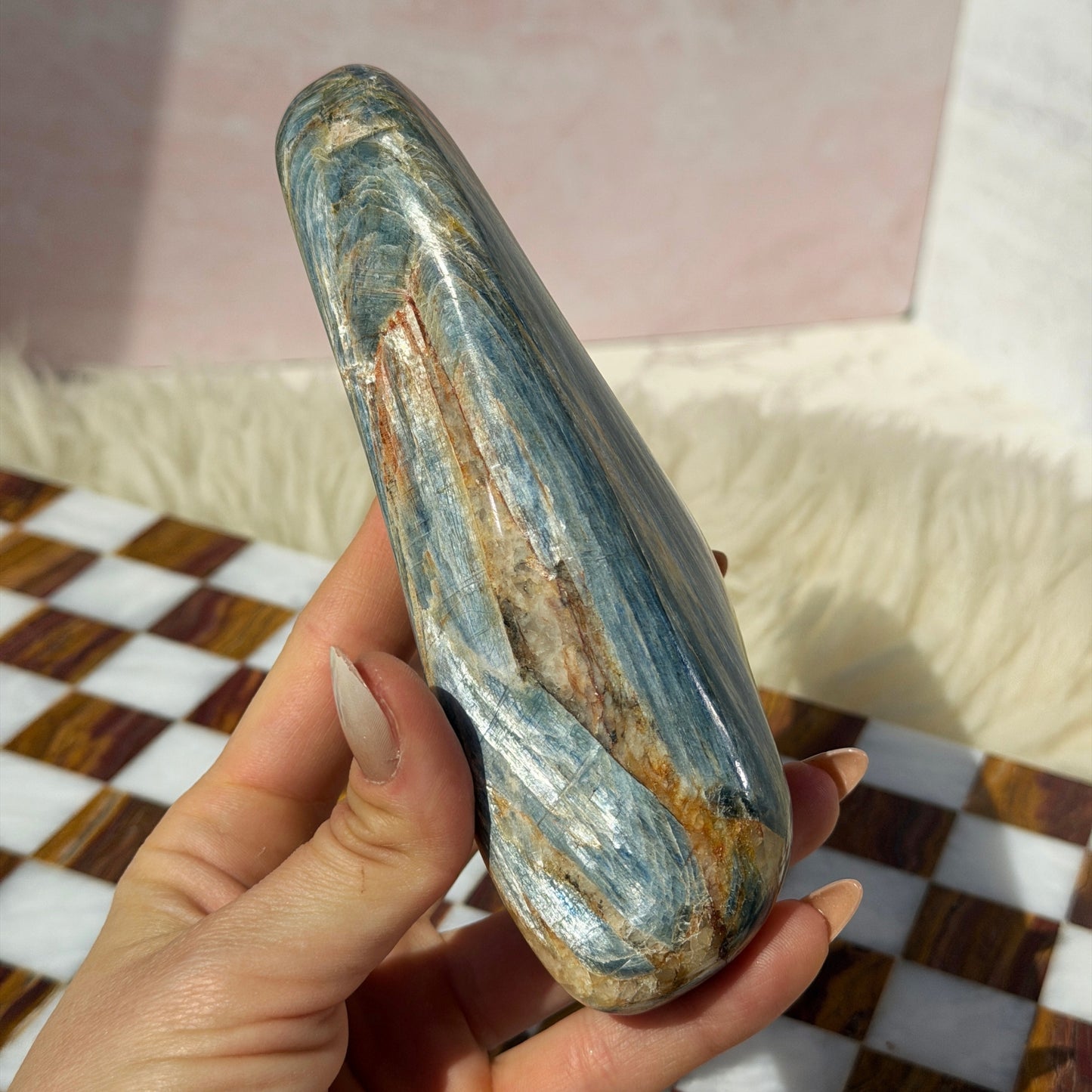 Sunset Blue Kyanite Free Form 1.3lb
