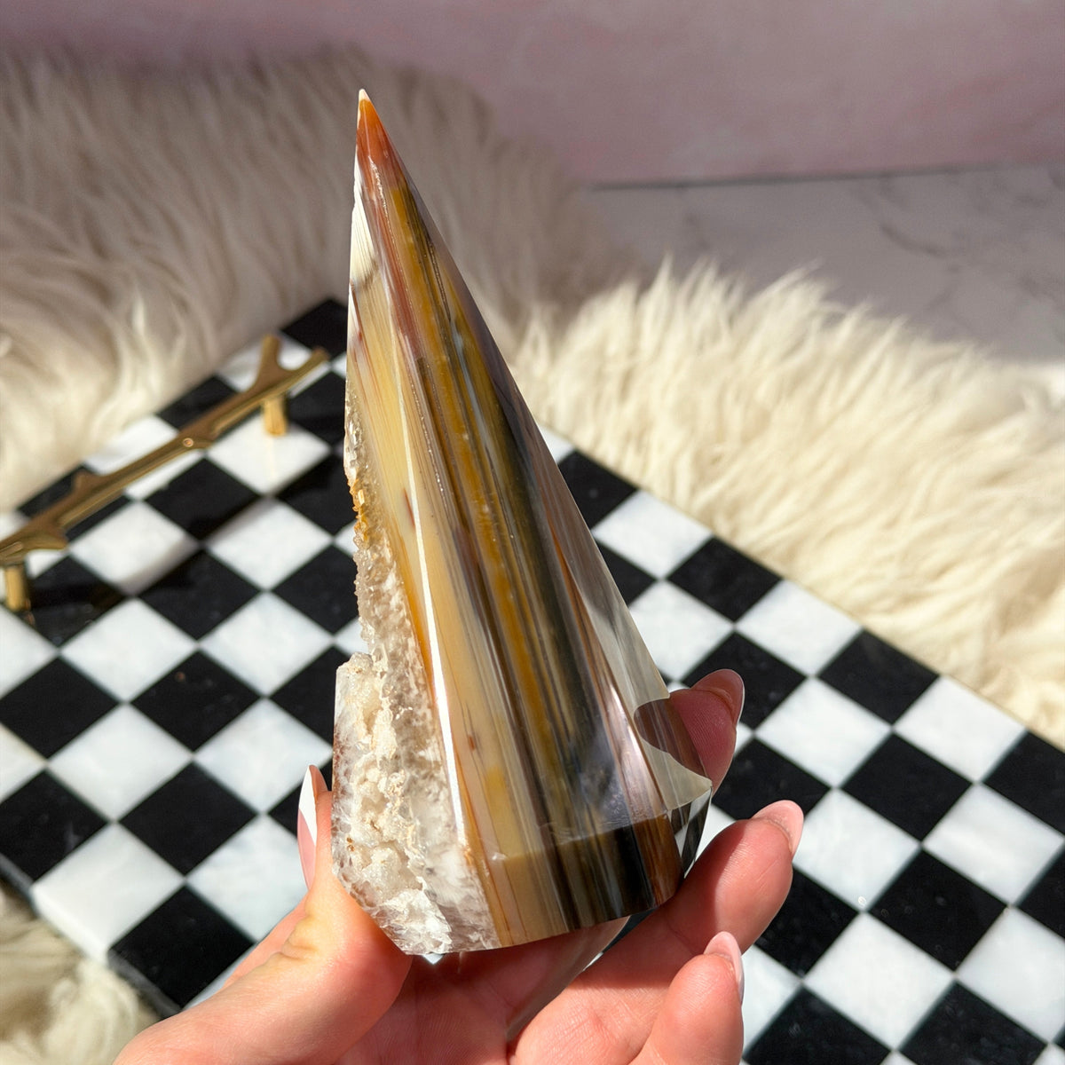Sugar Druzy Agate Diamond 0.76lb Brazil Natural Crystal