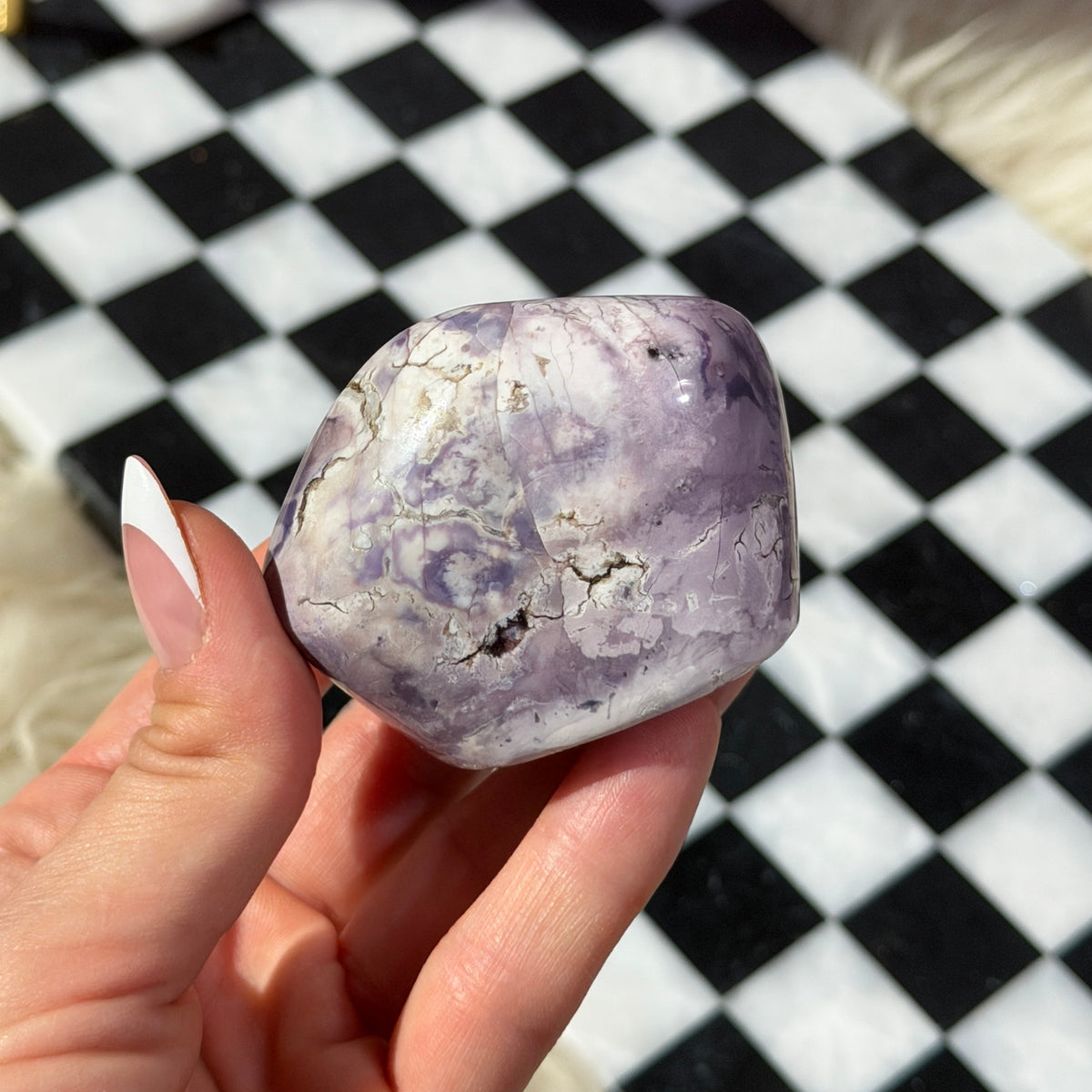 AAA Quality Tiffany Stone Freeform 119g Polished Gemstone