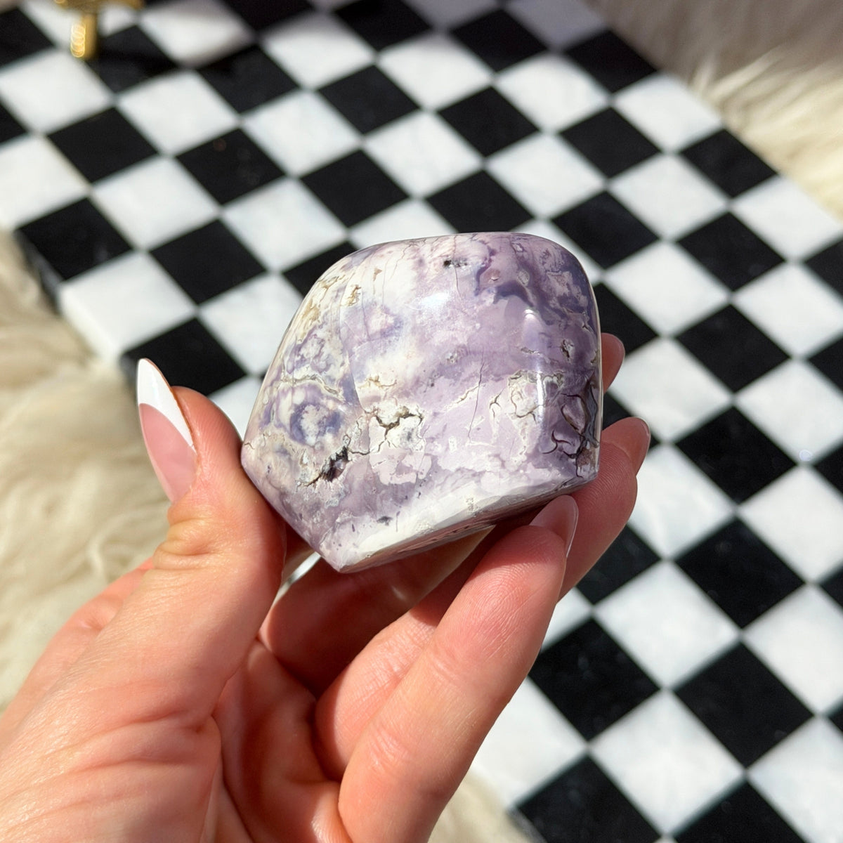 AAA Quality Tiffany Stone Freeform 119g Polished Gemstone