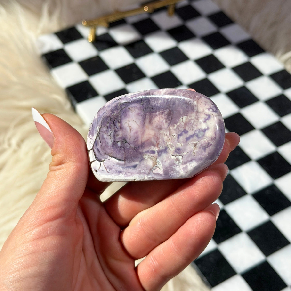 AAA Quality Tiffany Stone Freeform 68g Polished Gemstone