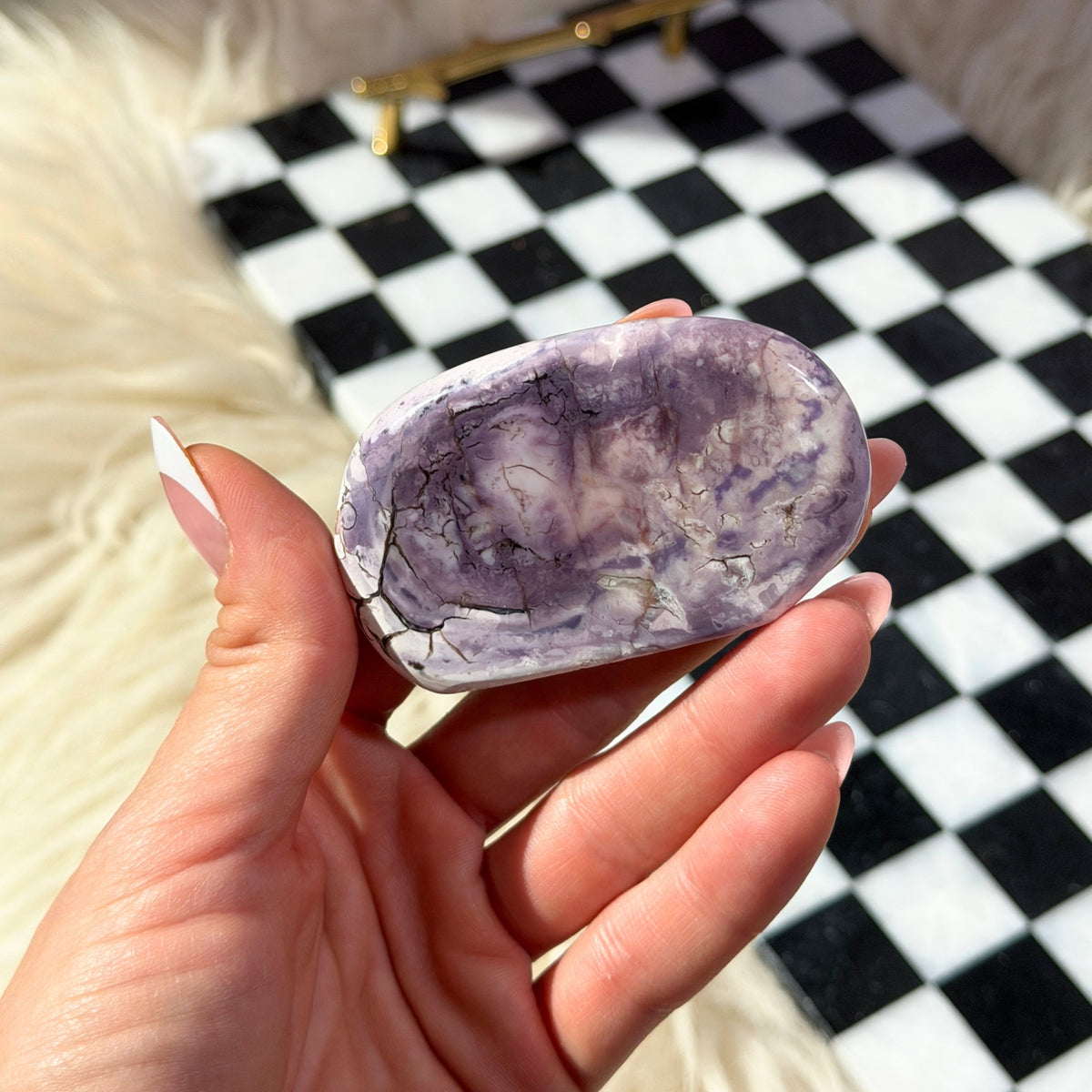 AAA Quality Tiffany Stone Freeform 68g Polished Gemstone