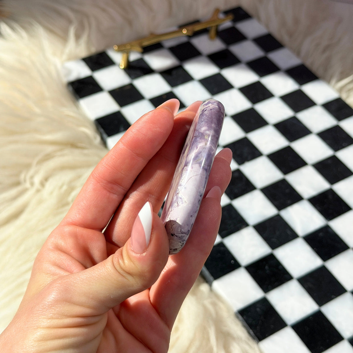 AAA Quality Tiffany Stone Freeform 68g Polished Gemstone