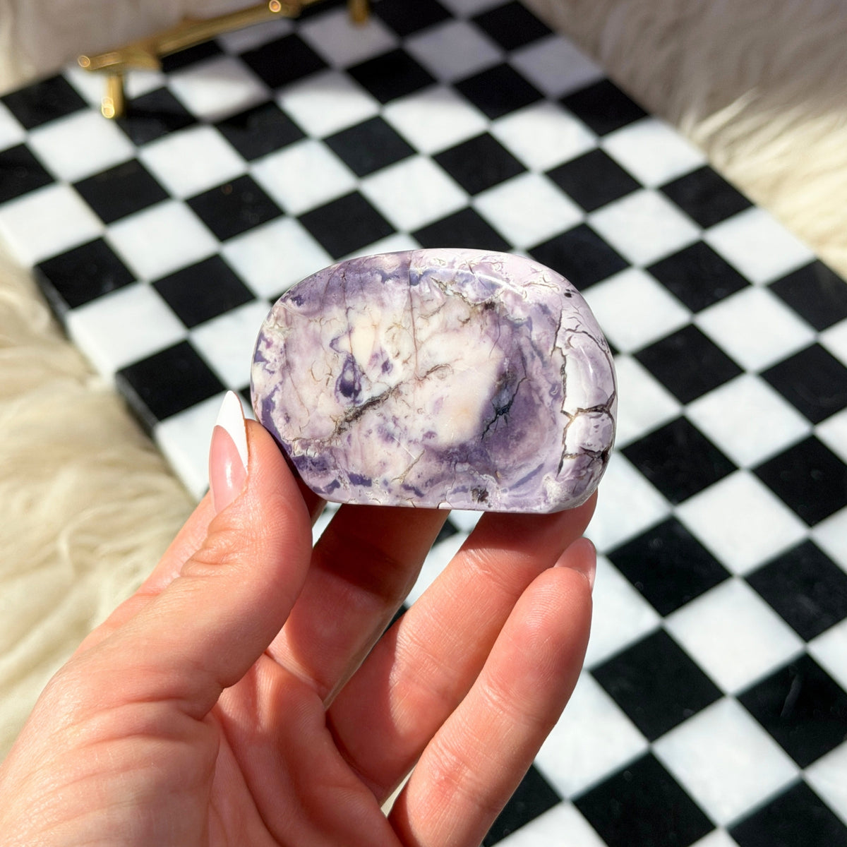 AAA Quality Tiffany Stone Freeform 68g Polished Gemstone
