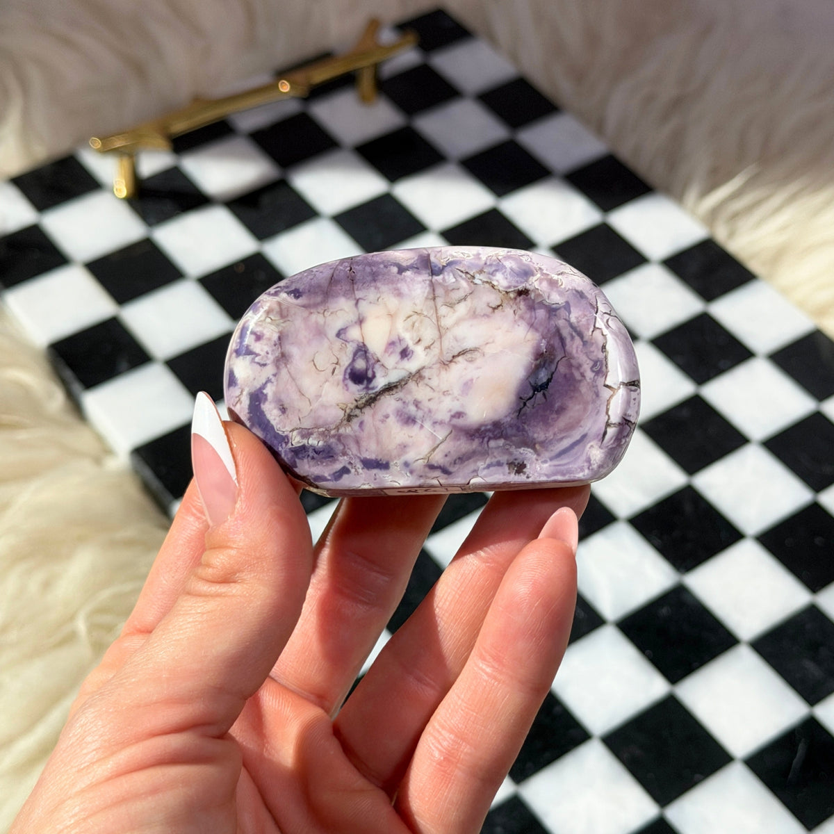 AAA Quality Tiffany Stone Freeform 68g Polished Gemstone