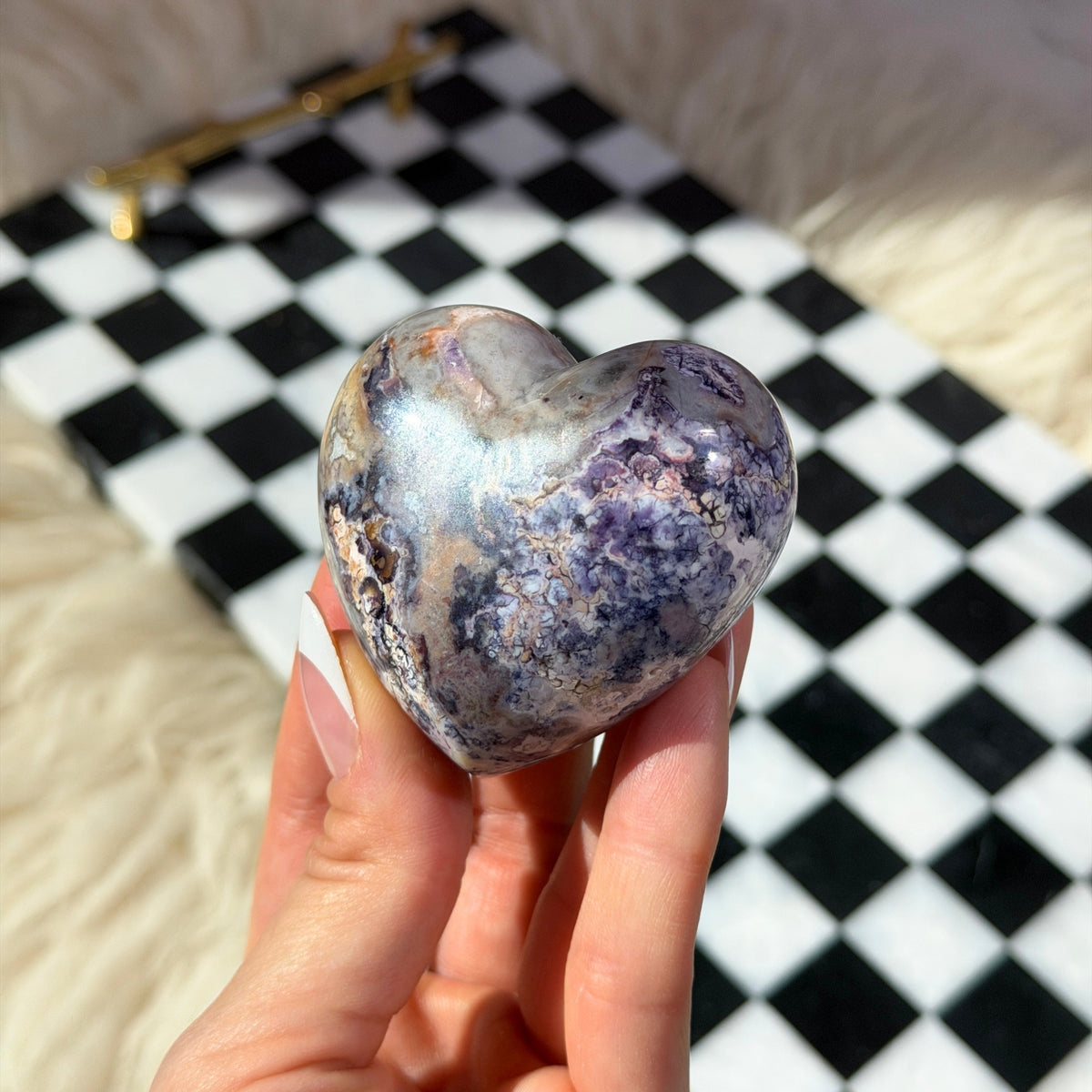 AAA Quality Tiffany Stone Heart 161g Polished Gemstone