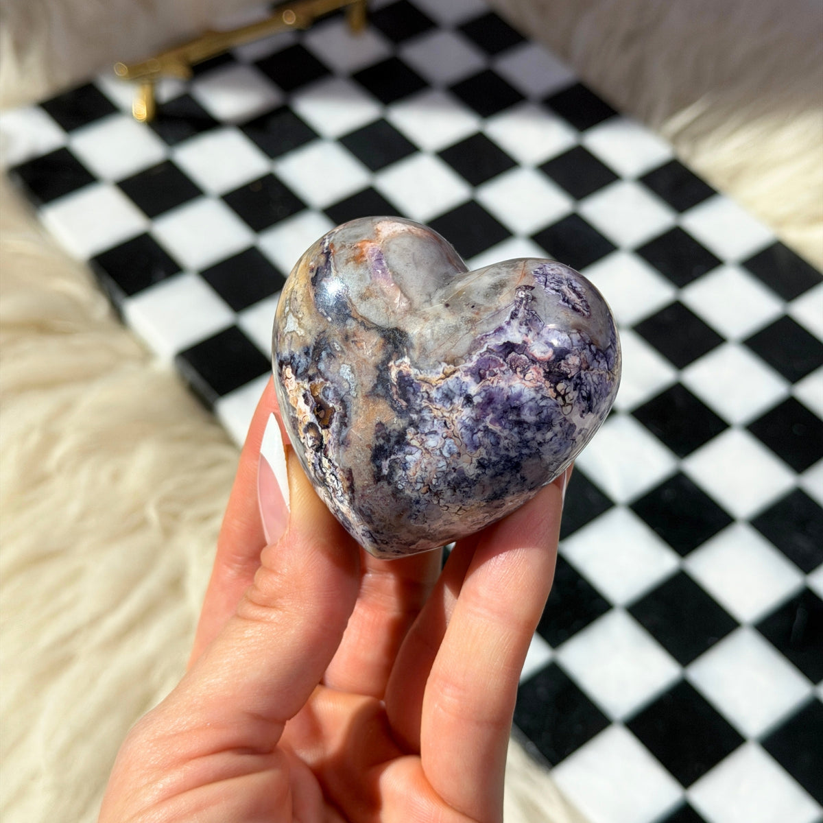 AAA Quality Tiffany Stone Heart 161g Polished Gemstone