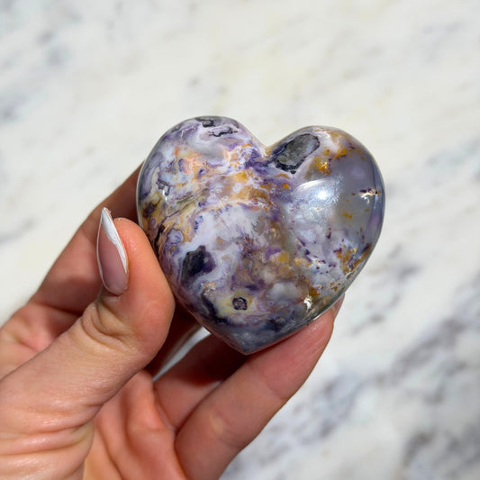 AAA Quality Tiffany Stone Heart 160g Polished Gemstone