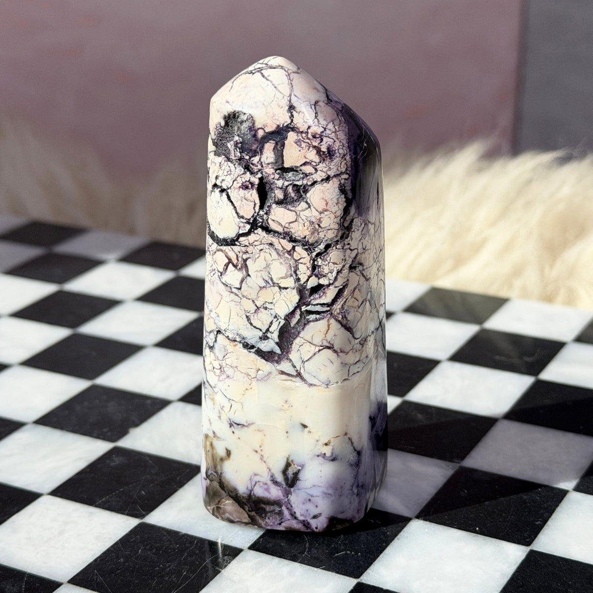 AAA Quality Tiffany Stone Tower 184g Polished Gemstone