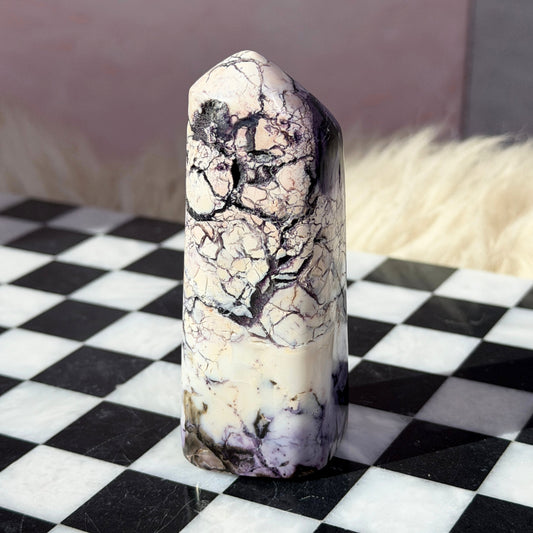 AAA Quality Tiffany Stone Tower 184g Polished Gemstone