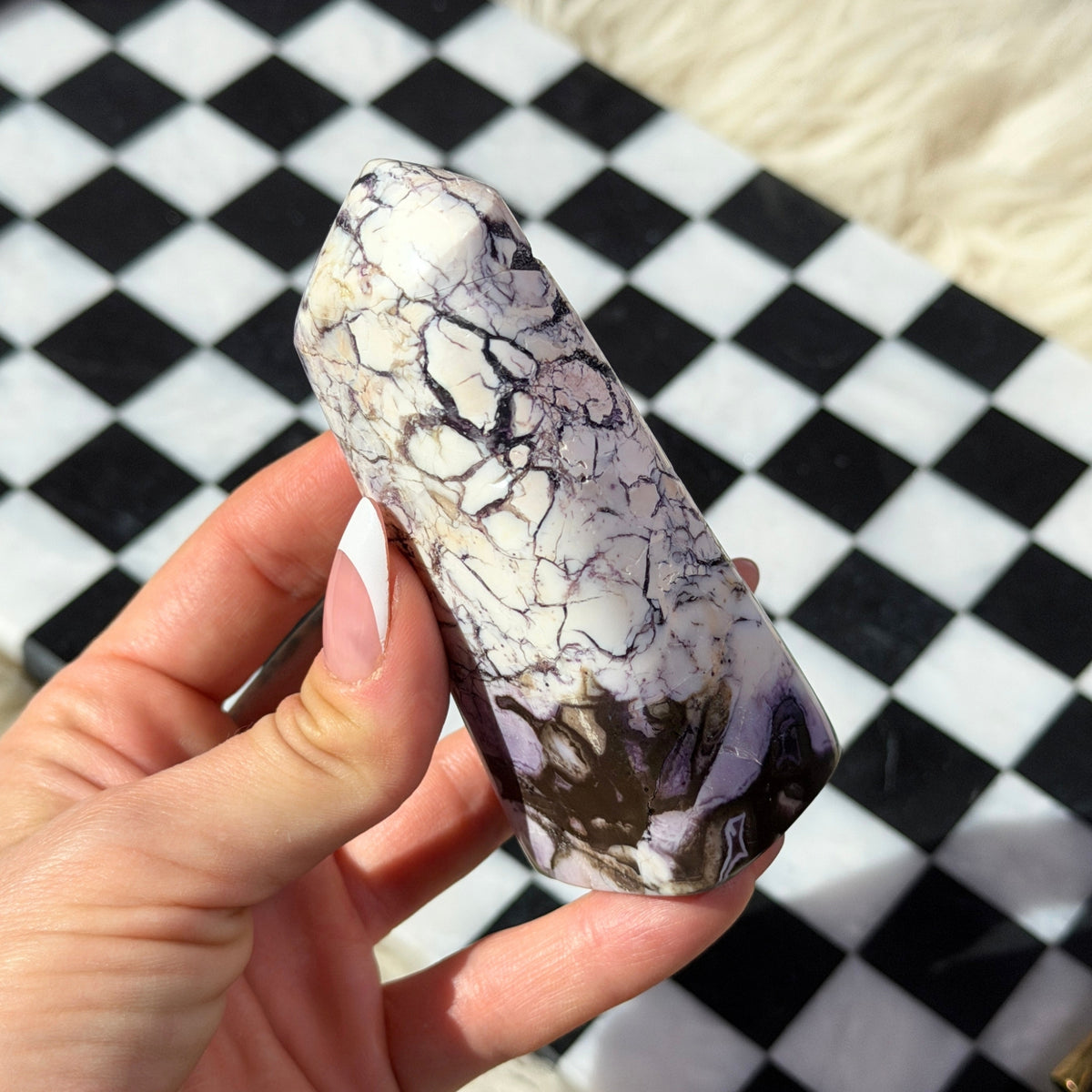 AAA Quality Tiffany Stone Tower 184g Polished Gemstone