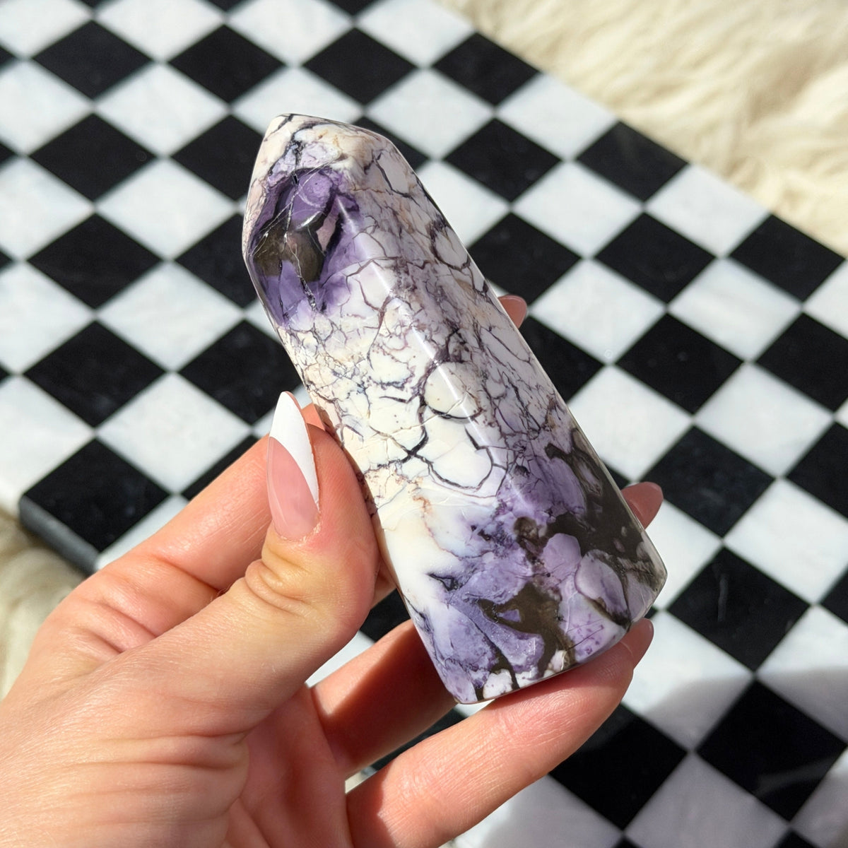 AAA Quality Tiffany Stone Tower 184g Polished Gemstone