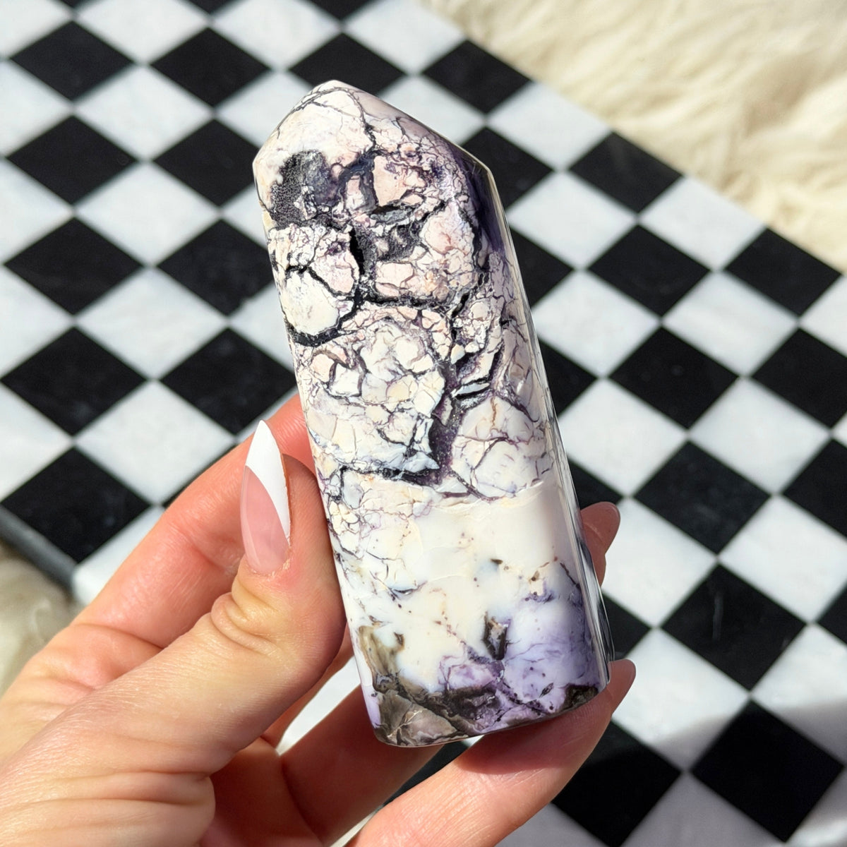 AAA Quality Tiffany Stone Tower 184g Polished Gemstone